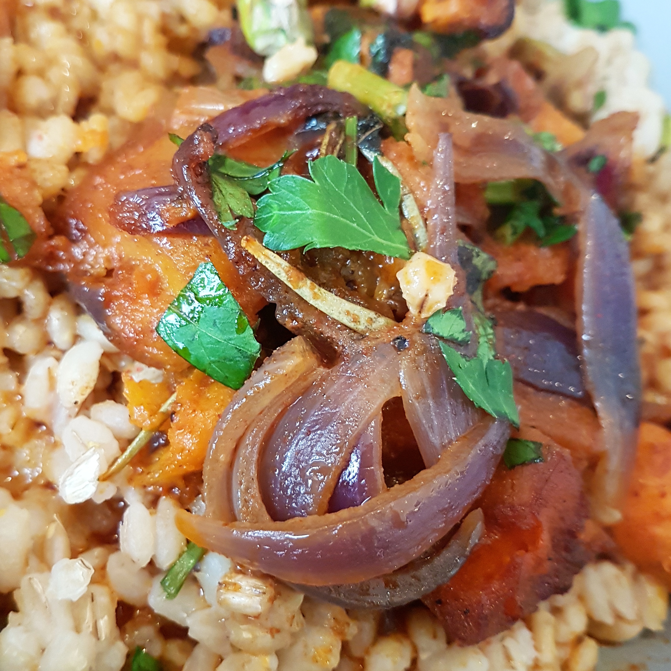 Recette Cuisine réconfortante : Orge et Potimarron