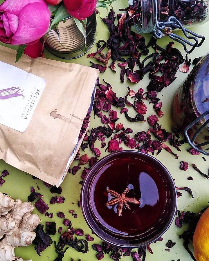 Maïs Mauve et Hibiscus : Une Boisson Antioxydante