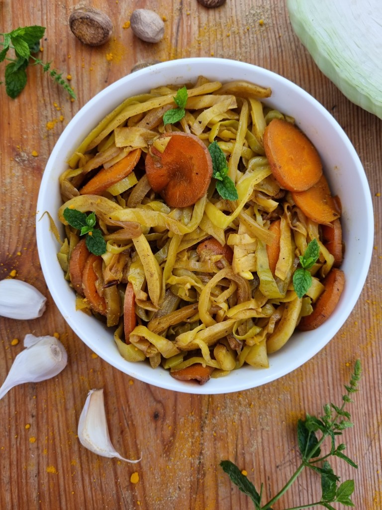 recette de chou épicé