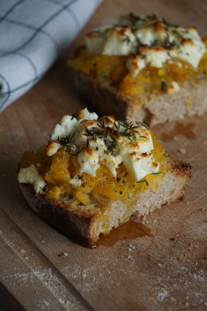 Tartines Gourmandes : Butternut et Feta