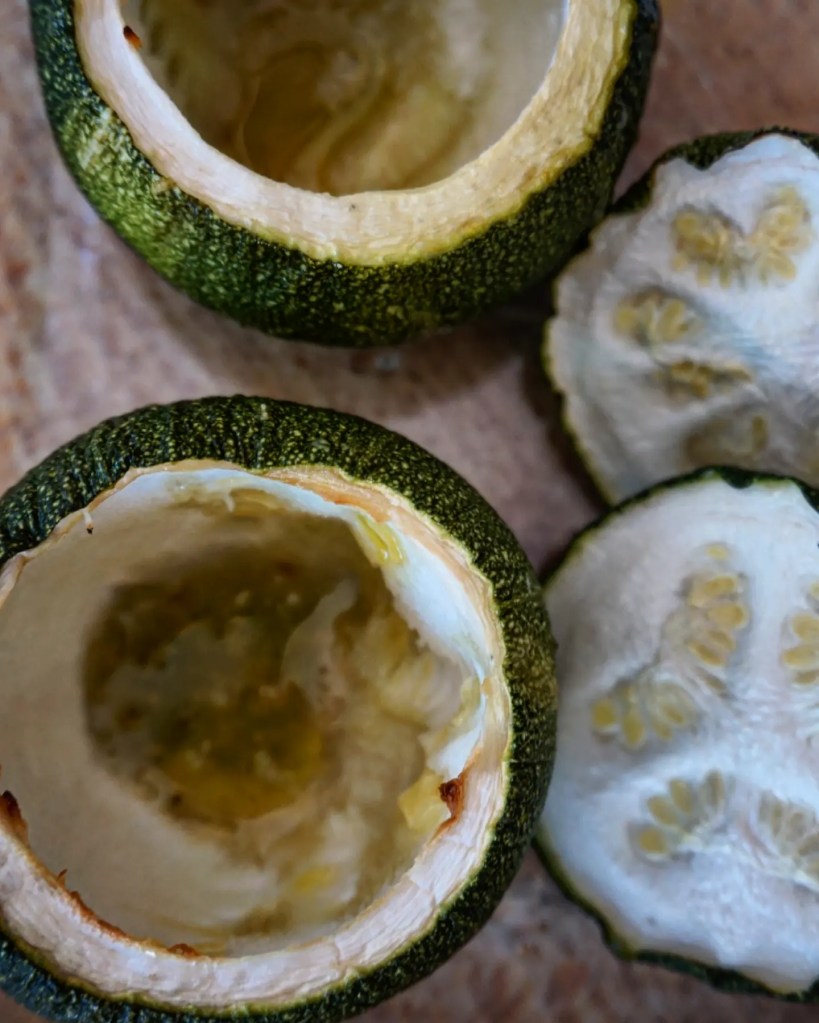 recette de courgettes farcies vegan et sans gluten