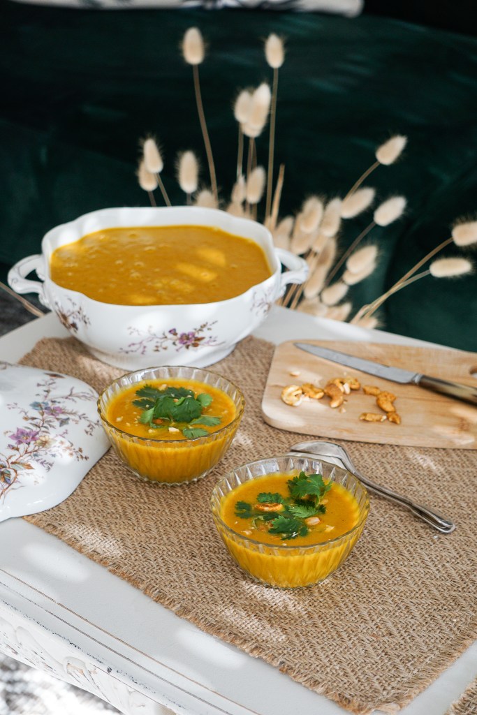 recette de soupe de saison au curry