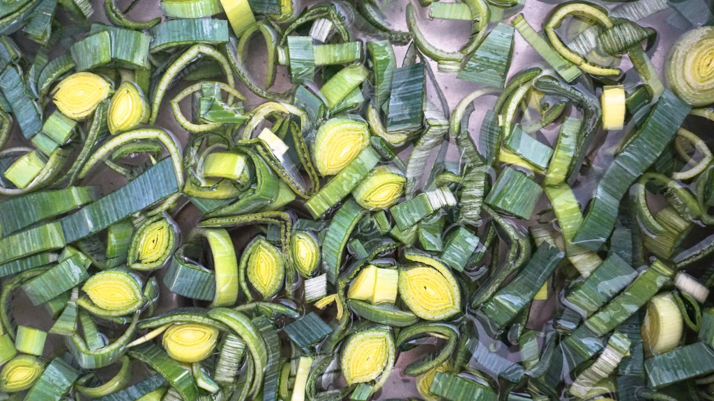 recette antigaspillage fondue de vert de poireau