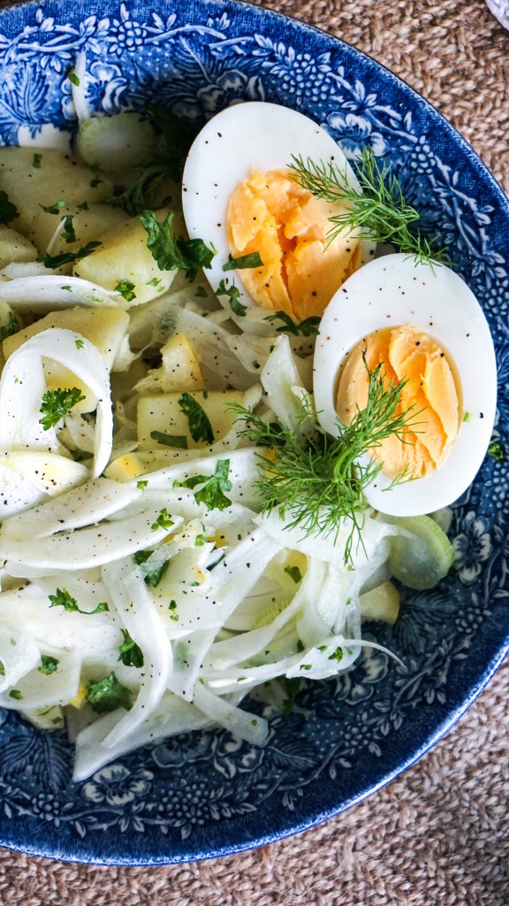 recette de salade végétarienne aux pomme de terre