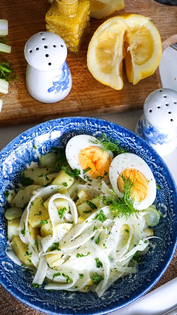 recette de salade végétarienne aux pomme de terre