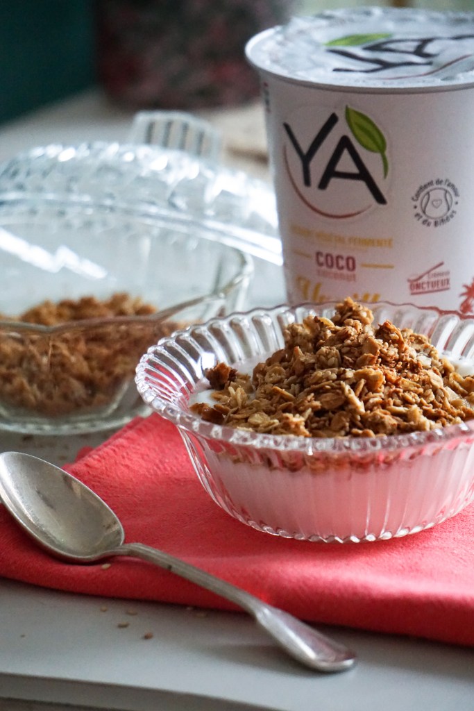 recette de granola au tahini