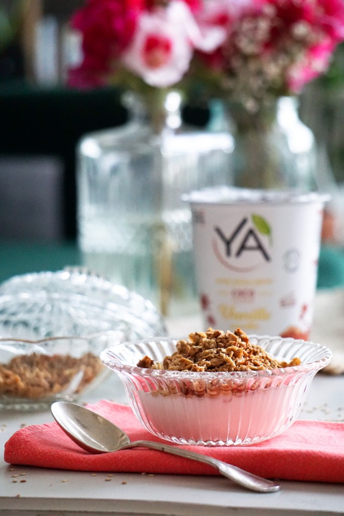 recette de granola au tahini