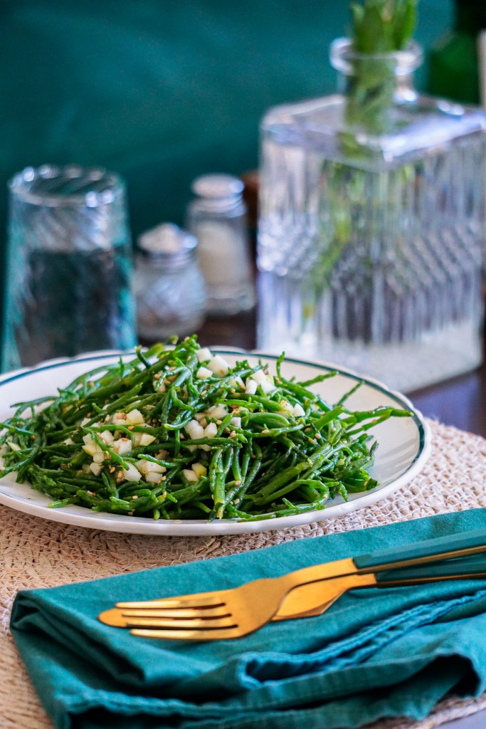 Recette de salade de salicorne