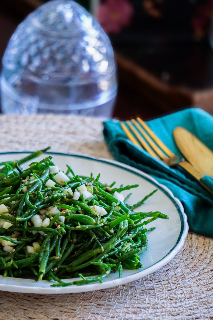 Recette de salade de salicorne