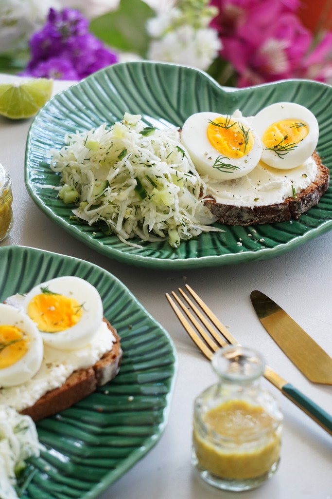 Recette de salade croquante au chou et concombre